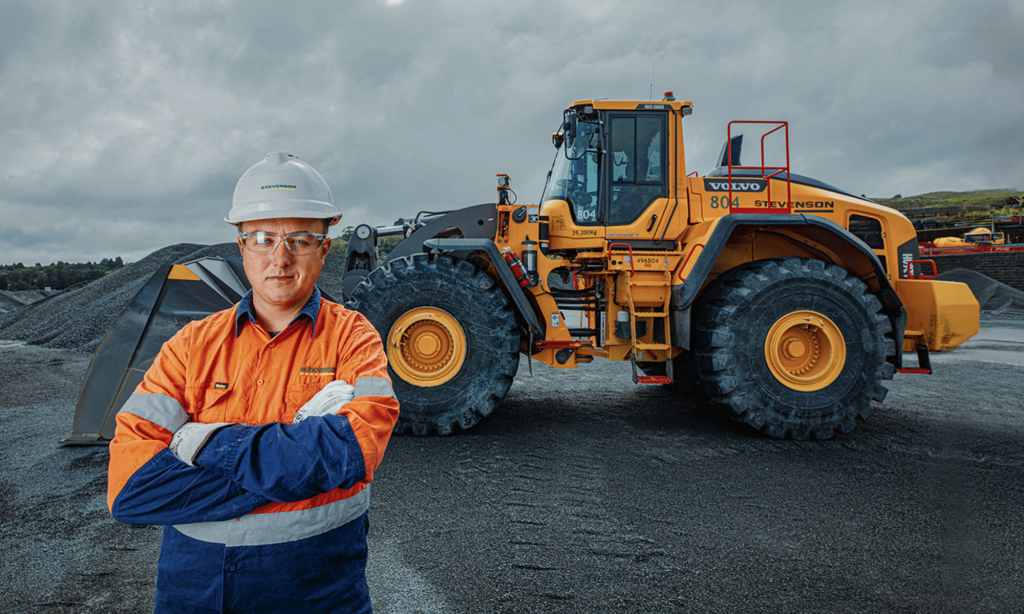 Nathan and Volvo Dumper